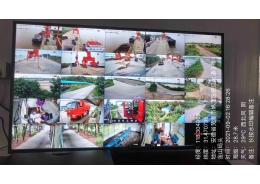 海康全彩顺利交工 安徽江北金山港储运视频监控系统